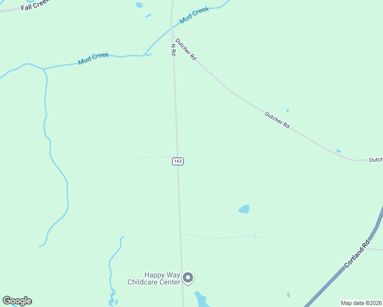 map of restaurants, bars, coffee shops, grocery stores, and more near 410 North Road in Freeville