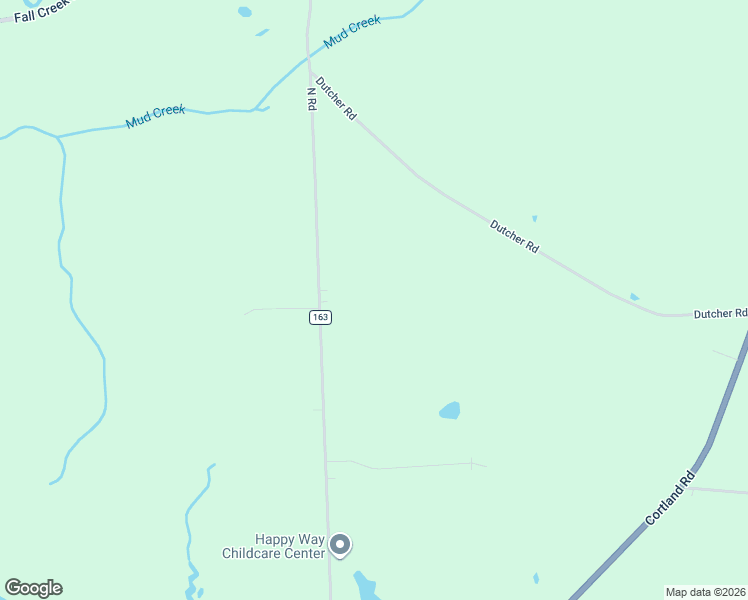 map of restaurants, bars, coffee shops, grocery stores, and more near 410 North Road in Freeville