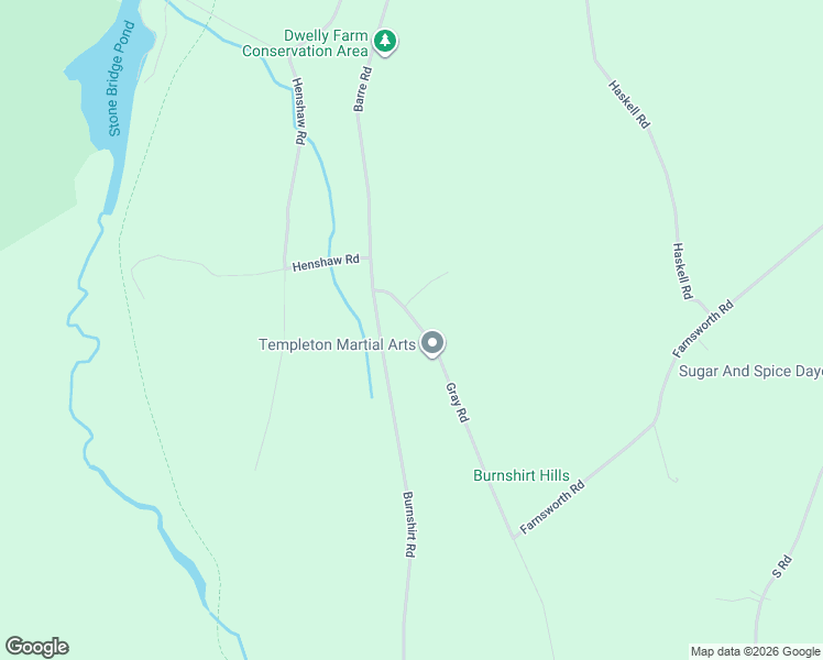 map of restaurants, bars, coffee shops, grocery stores, and more near 472 Barre Road in Templeton