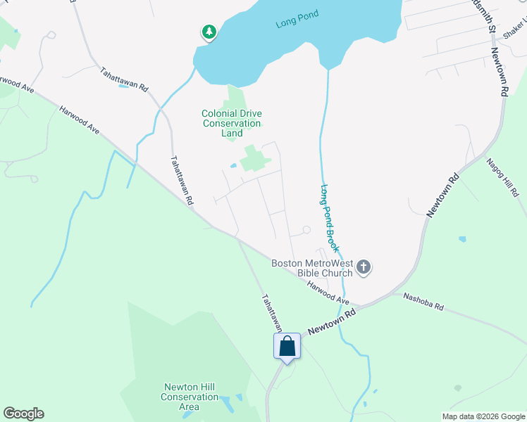 map of restaurants, bars, coffee shops, grocery stores, and more near 22 Springfield Drive in Littleton