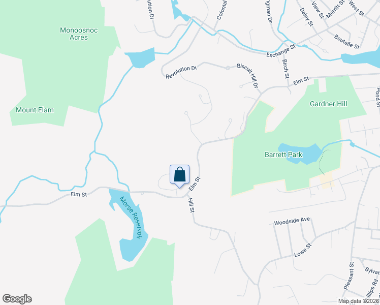 map of restaurants, bars, coffee shops, grocery stores, and more near 10 Sheldon Hill Drive in Leominster