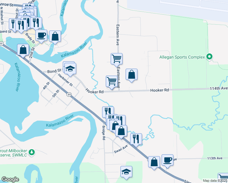650 114th Avenue, Allegan MI Walk Score