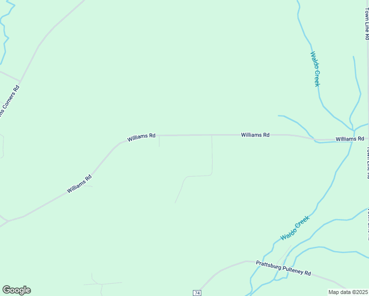 map of restaurants, bars, coffee shops, grocery stores, and more near 7614 Williams Road in Prattsburgh