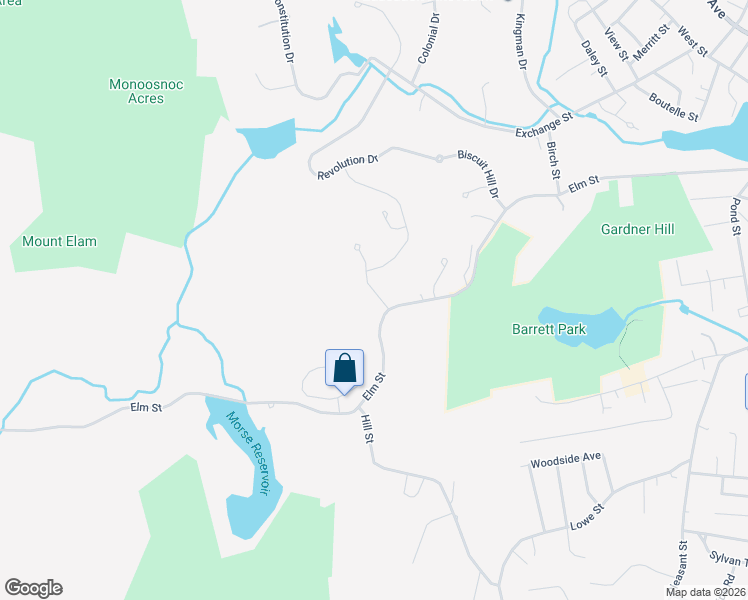 map of restaurants, bars, coffee shops, grocery stores, and more near 10 Sheldon Hill Drive in Leominster