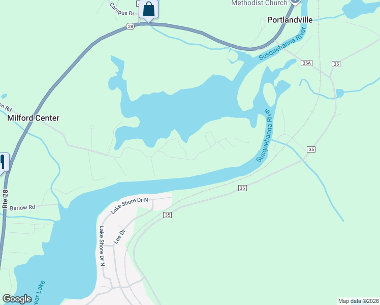 map of restaurants, bars, coffee shops, grocery stores, and more near Bob Wilson Road in Oneonta