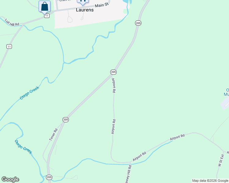 map of restaurants, bars, coffee shops, grocery stores, and more near 215 Airport Road in Oneonta