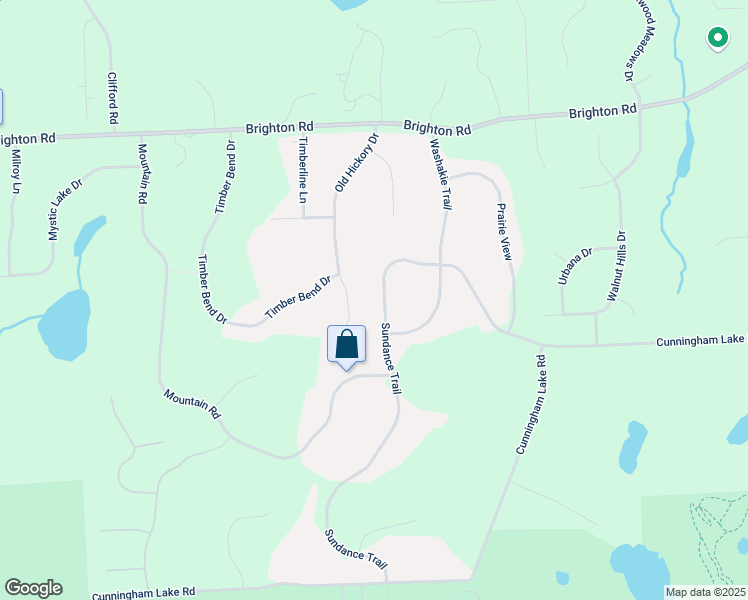 map of restaurants, bars, coffee shops, grocery stores, and more near 6235 Sundance Trail in Brighton