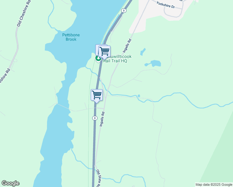 map of restaurants, bars, coffee shops, grocery stores, and more near 17 Brough Road in Cheshire