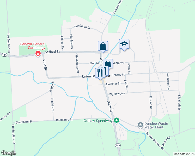 map of restaurants, bars, coffee shops, grocery stores, and more near in Dundee