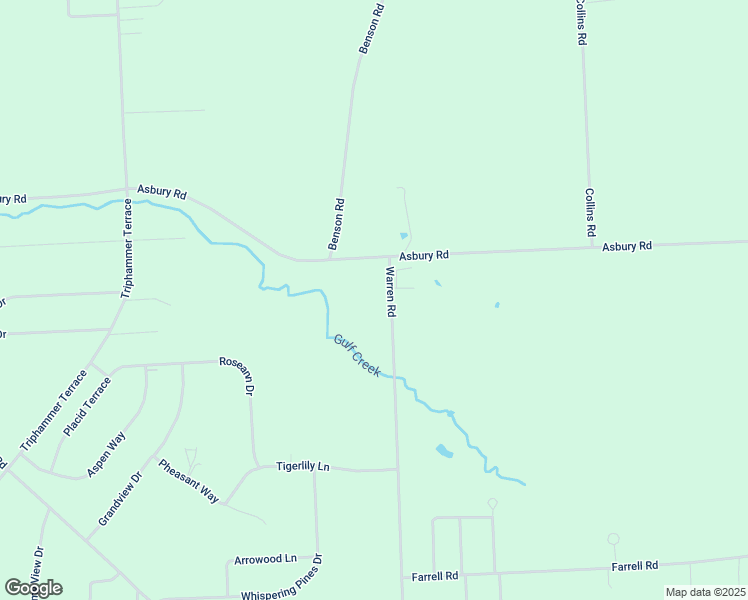 map of restaurants, bars, coffee shops, grocery stores, and more near 1261 Warren Road in Ithaca