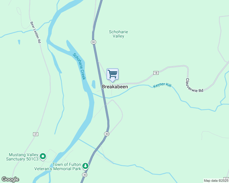 map of restaurants, bars, coffee shops, grocery stores, and more near 108 Walhalla Road in Middleburgh