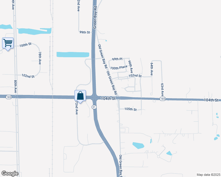 map of restaurants, bars, coffee shops, grocery stores, and more near 10408 Old Green Bay Road in Pleasant Prairie