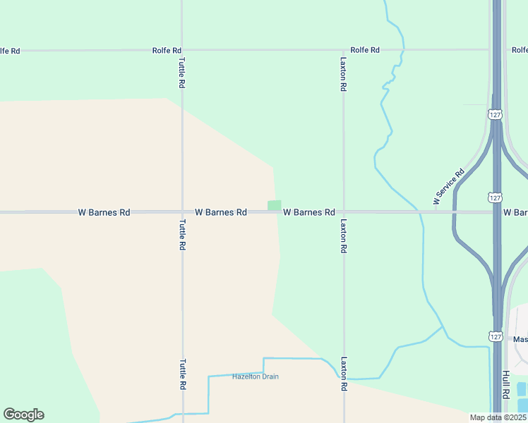 map of restaurants, bars, coffee shops, grocery stores, and more near West Barnes Road in Mason