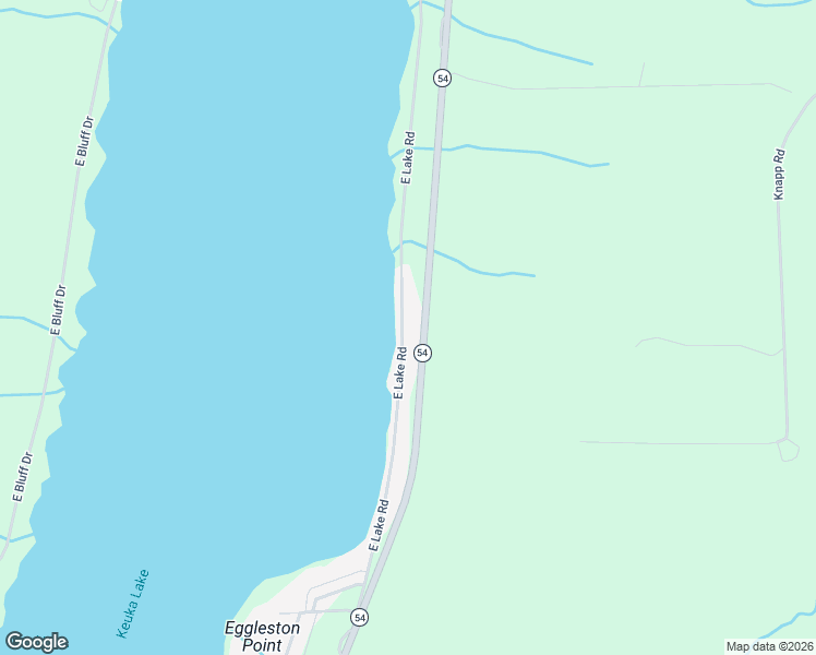 map of restaurants, bars, coffee shops, grocery stores, and more near 986 East Lake Road in Dundee