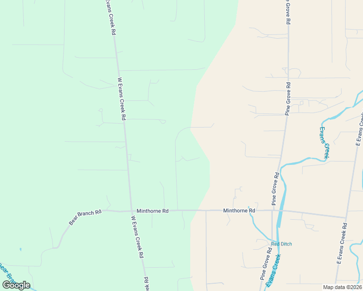 map of restaurants, bars, coffee shops, grocery stores, and more near 7118 Redthorne Road in Rogue River