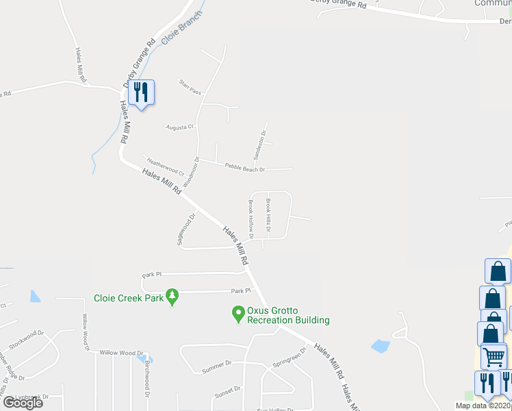 map of restaurants, bars, coffee shops, grocery stores, and more near 3234 Brook Hollow Drive in Dubuque
