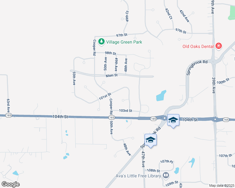 map of restaurants, bars, coffee shops, grocery stores, and more near 4939 101st St in Pleasant Prairie