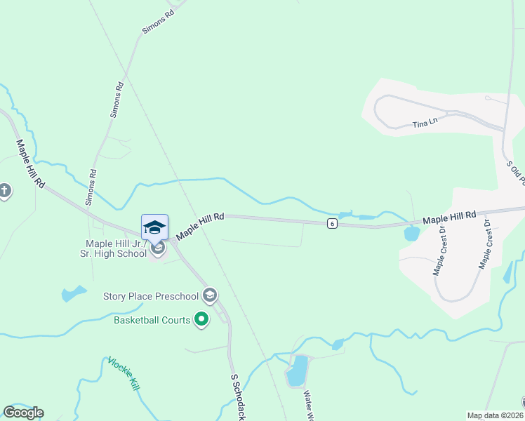 map of restaurants, bars, coffee shops, grocery stores, and more near 1314 Maple Hill Road in Castleton-on-Hudson