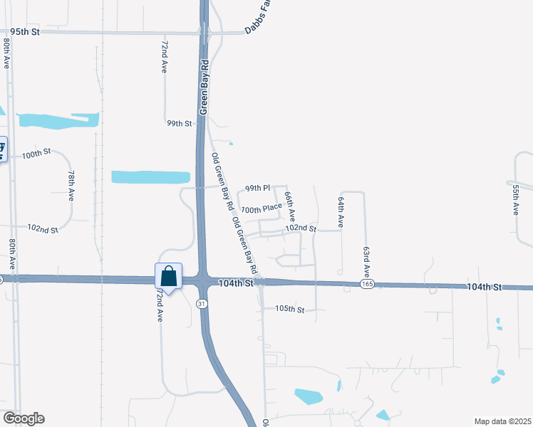 map of restaurants, bars, coffee shops, grocery stores, and more near 6746 100th Street in Pleasant Prairie