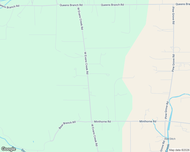 map of restaurants, bars, coffee shops, grocery stores, and more near 7340 West Evans Creek Road in Rogue River