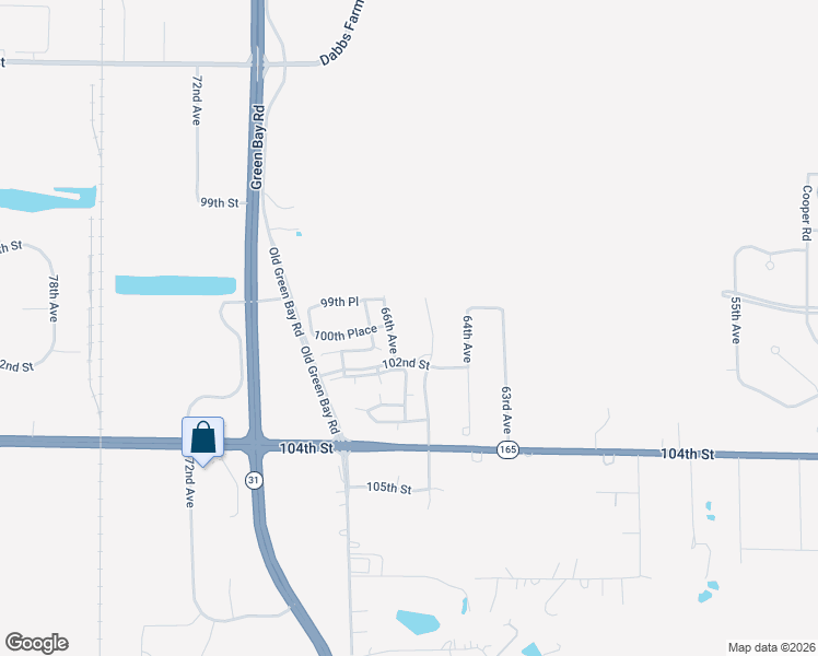 map of restaurants, bars, coffee shops, grocery stores, and more near 10025 66th Avenue in Pleasant Prairie