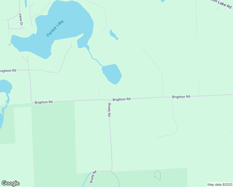 map of restaurants, bars, coffee shops, grocery stores, and more near 2537 Brighton Road in Howell