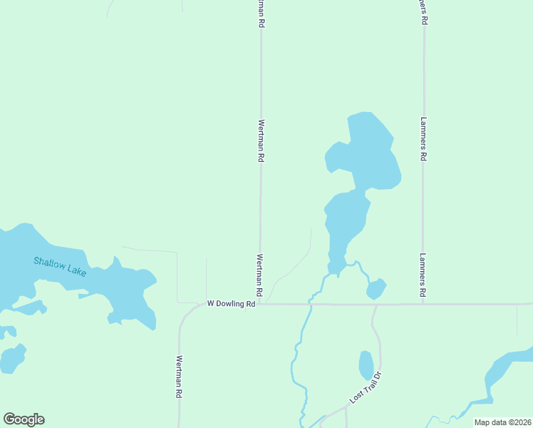map of restaurants, bars, coffee shops, grocery stores, and more near 8735 Wertman Road in Delton