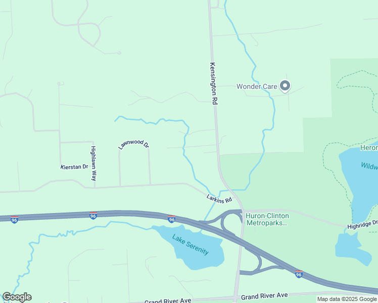 map of restaurants, bars, coffee shops, grocery stores, and more near 5360 Kensington Road in Brighton