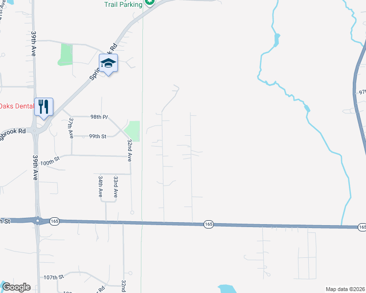 map of restaurants, bars, coffee shops, grocery stores, and more near 9900 28th Avenue in Pleasant Prairie