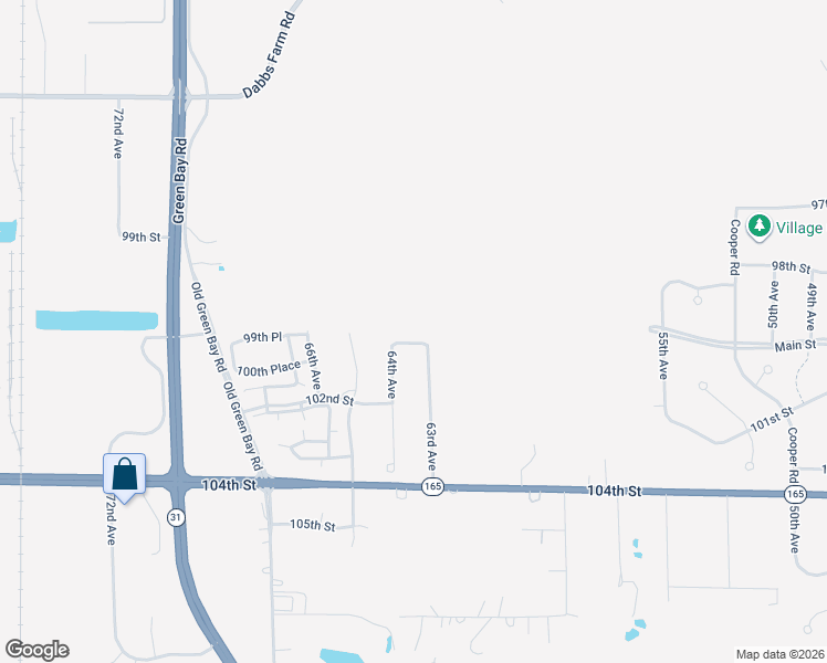 map of restaurants, bars, coffee shops, grocery stores, and more near 6324 100th Street in Pleasant Prairie