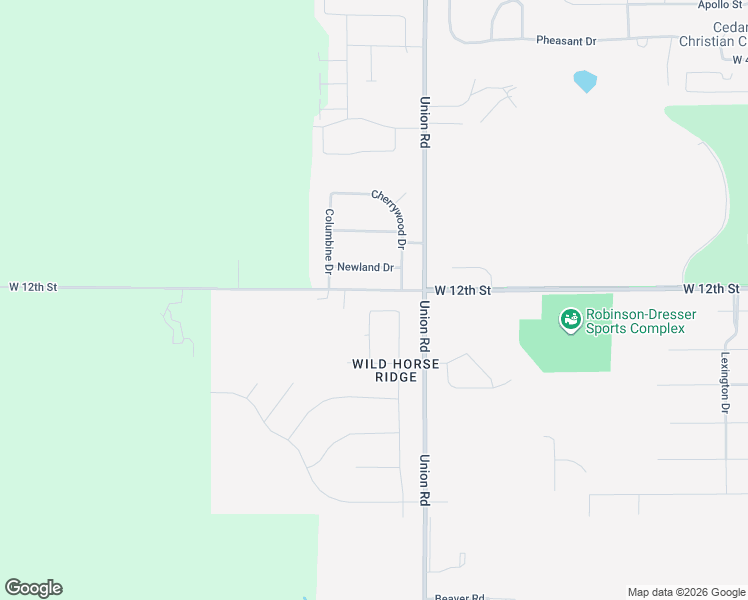 map of restaurants, bars, coffee shops, grocery stores, and more near 4224 Newland Drive in Cedar Falls