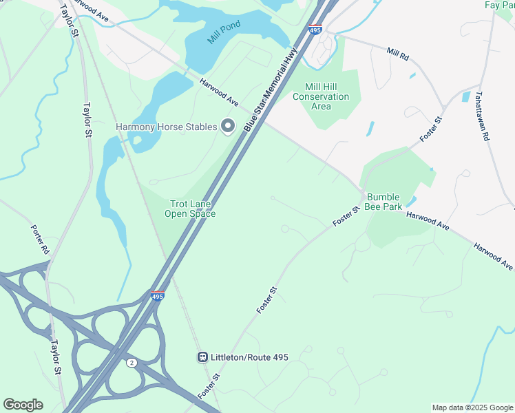 map of restaurants, bars, coffee shops, grocery stores, and more near 191 Foster Street in Littleton