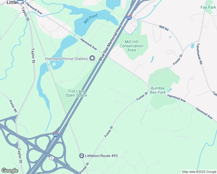 map of restaurants, bars, coffee shops, grocery stores, and more near 191 Foster Street in Littleton