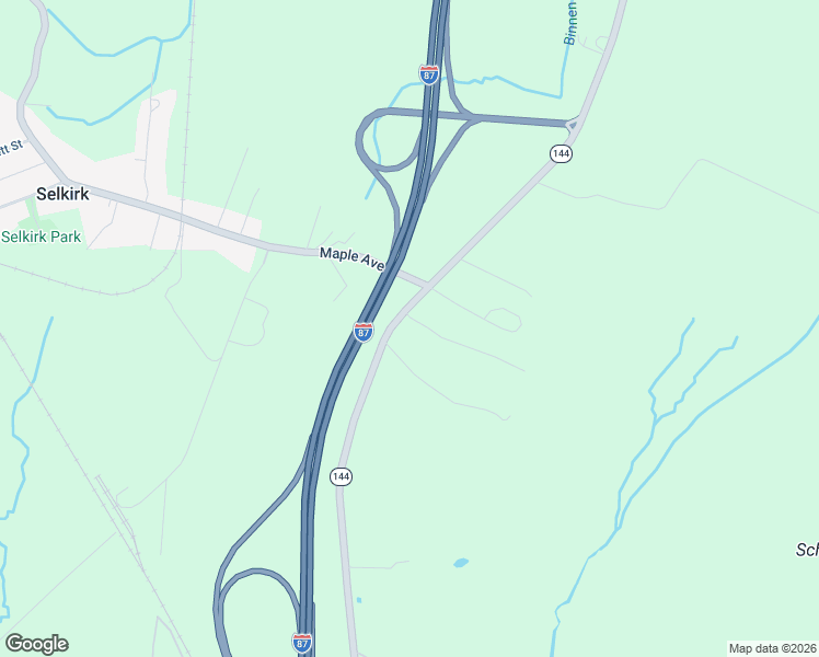 map of restaurants, bars, coffee shops, grocery stores, and more near 1410 River Road in Selkirk