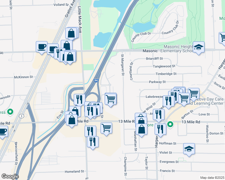 20975 Flora Street, Roseville MI Walk Score
