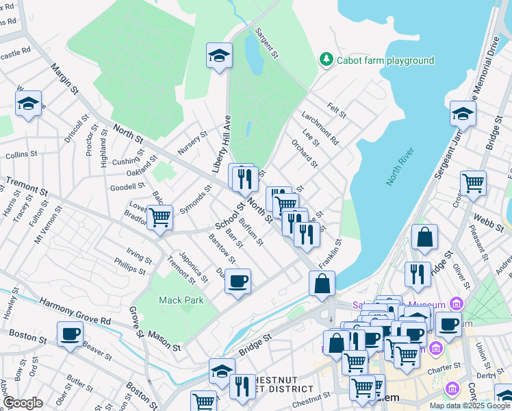 North Street, Salem MA Walk Score