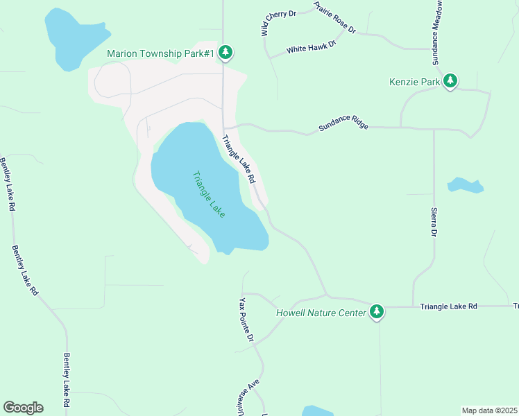 map of restaurants, bars, coffee shops, grocery stores, and more near 1441 Triangle Lake Road in Howell