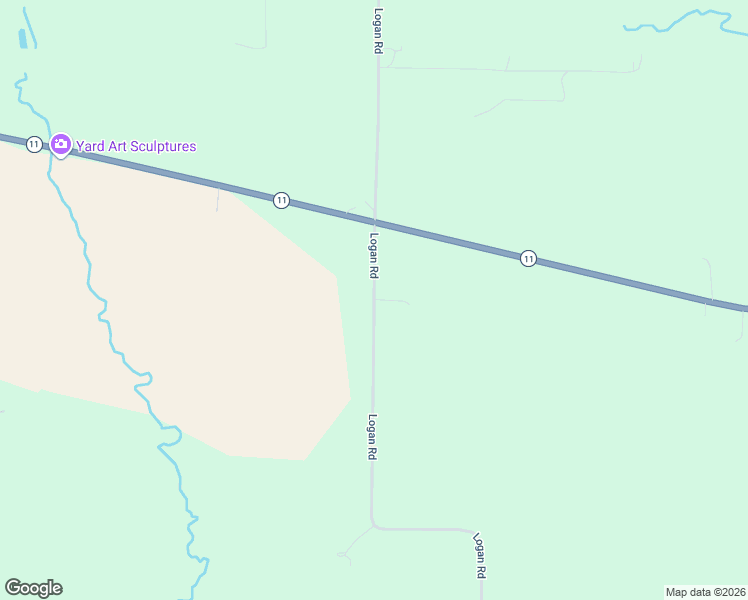 map of restaurants, bars, coffee shops, grocery stores, and more near Logan Road in Grant County