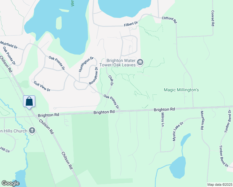 map of restaurants, bars, coffee shops, grocery stores, and more near 5212 Moret Court in Brighton
