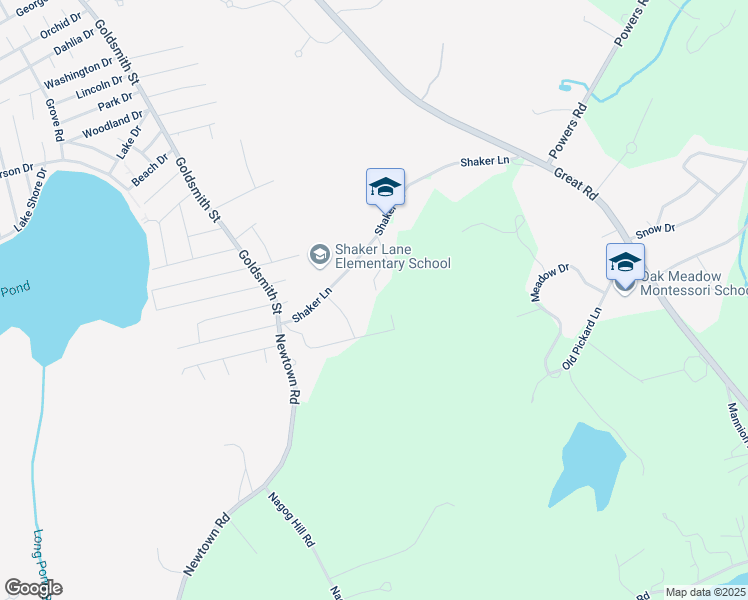 map of restaurants, bars, coffee shops, grocery stores, and more near 35 Norfolk Drive in Littleton