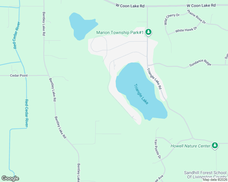 map of restaurants, bars, coffee shops, grocery stores, and more near 2853 Rubbins Road in Howell