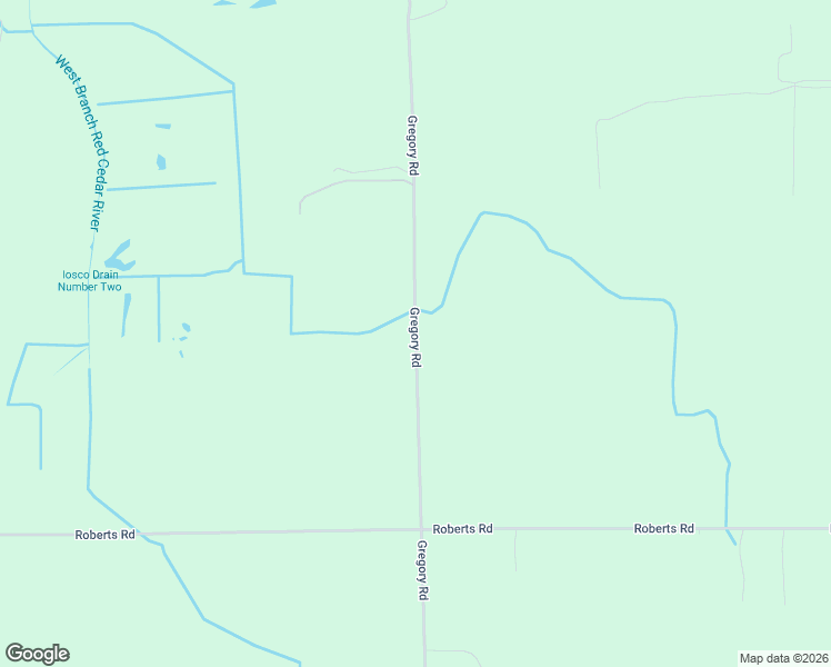 map of restaurants, bars, coffee shops, grocery stores, and more near 4023 Gregory Road in Gregory