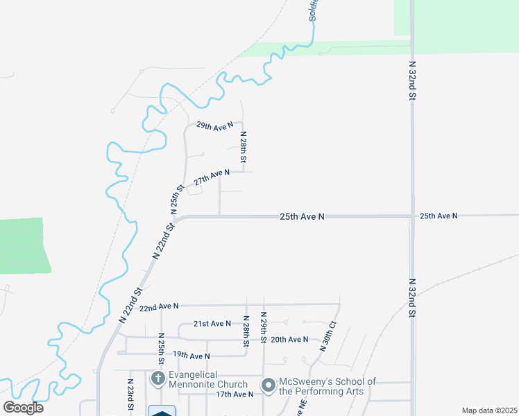 map of restaurants, bars, coffee shops, grocery stores, and more near 2900 25th Avenue North in Fort Dodge
