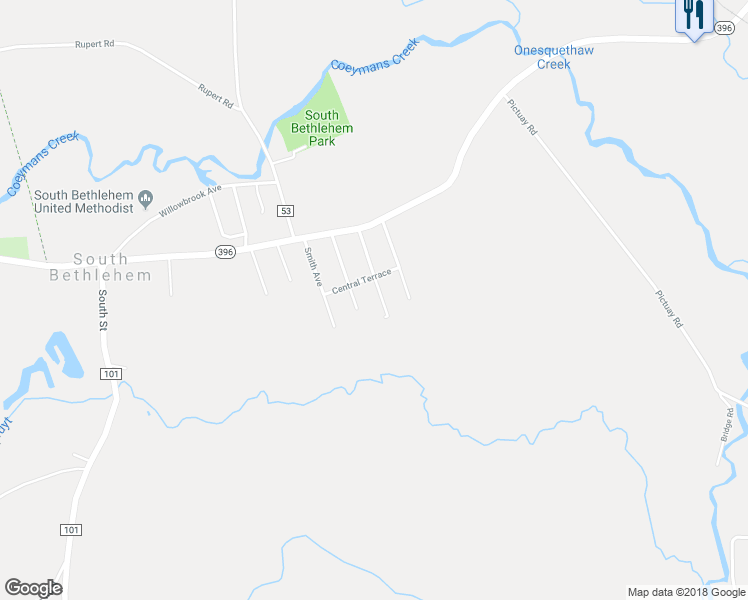 map of restaurants, bars, coffee shops, grocery stores, and more near 35 Niver Avenue in Selkirk
