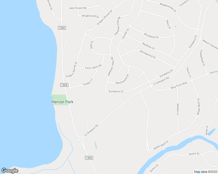 map of restaurants, bars, coffee shops, grocery stores, and more near 33711 Pleasant View Road in Chiloquin