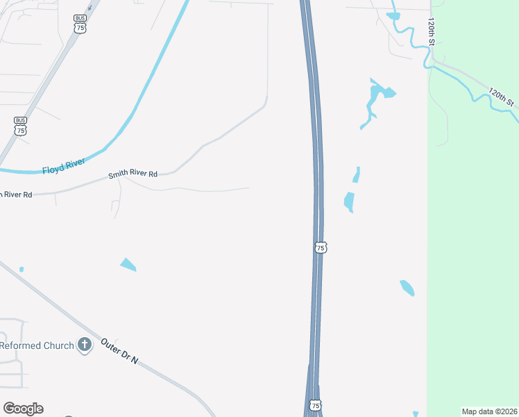 map of restaurants, bars, coffee shops, grocery stores, and more near 4440 Lost Meadows Road in Sioux City