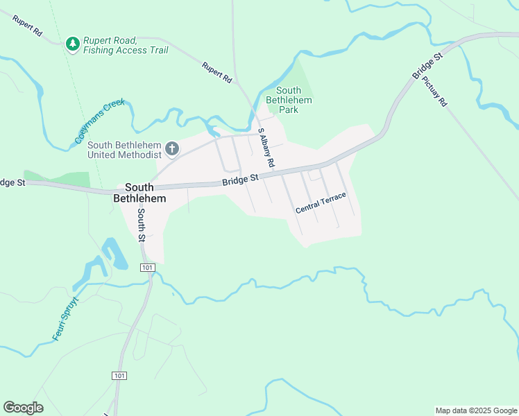 map of restaurants, bars, coffee shops, grocery stores, and more near 71 Babcock Terrace in Selkirk