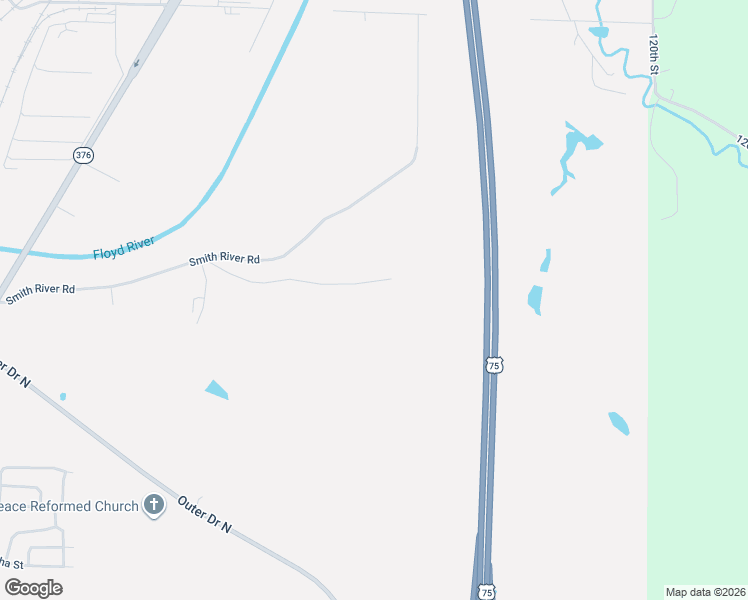 map of restaurants, bars, coffee shops, grocery stores, and more near 4488-4498 Lost Meadows Road in Sioux City