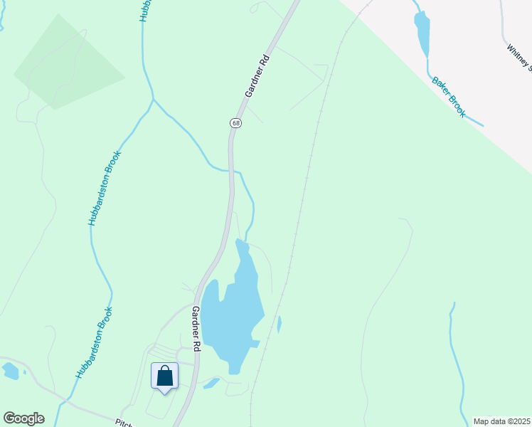 map of restaurants, bars, coffee shops, grocery stores, and more near 2 Madison Way in Hubbardston