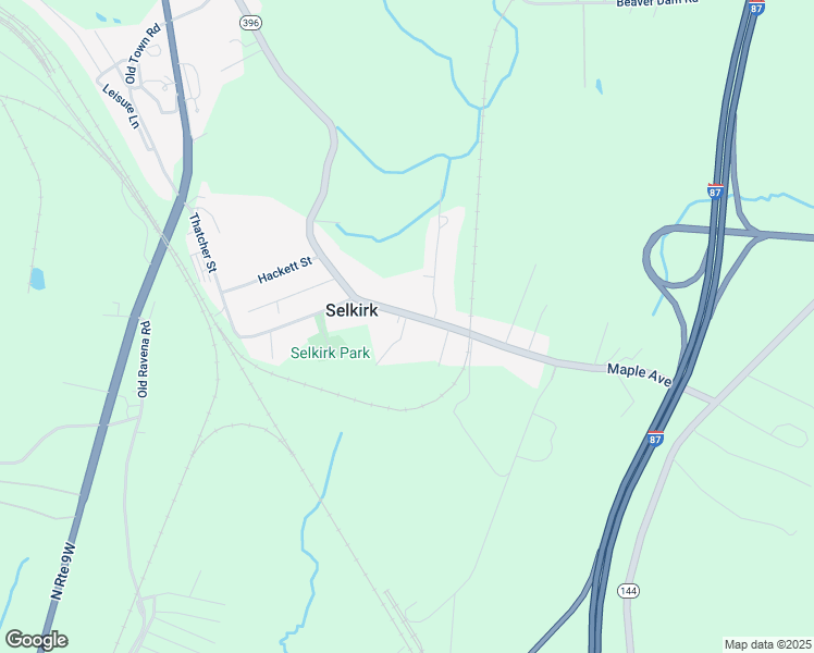 map of restaurants, bars, coffee shops, grocery stores, and more near 152 Maple Avenue in Selkirk